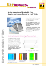 EasyInspect for Breathable Film Inspection