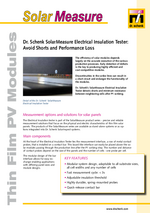 SolarMeasure: Electrical Insulation Tester