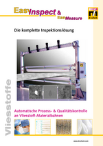 EasyInspect für die Inspektion von Vliesstoffen