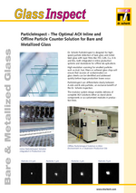 ParticleInspect: Partikeldetektion für unbeschichtetes und metallisiertes Glas