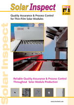 Quality Assurance & Process Control for Thin Film Solar Modules